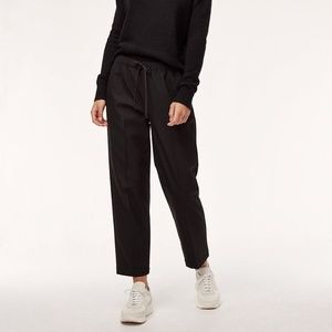 Babaton Jimmy Trousers Flannel Drawstring Black